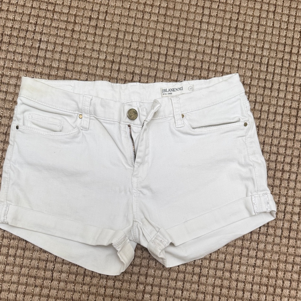 J Brand Women's Crisp White Denim Shorts